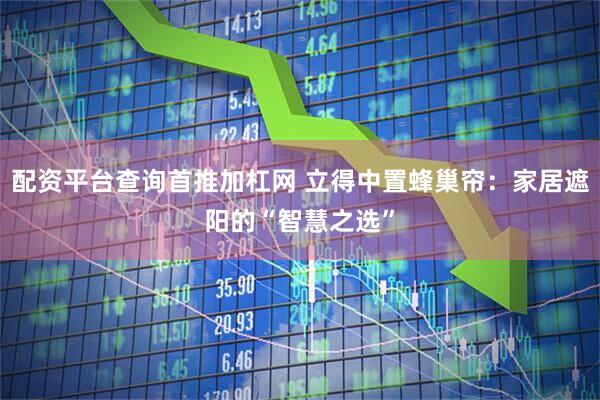 配资平台查询首推加杠网 立得中置蜂巢帘：家居遮阳的“智慧之选”